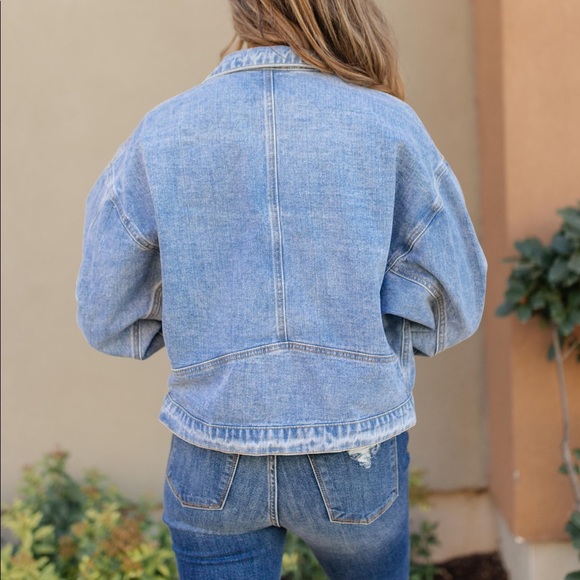 Every Season Oversized Denim Jacket - Picture 7 of 14
